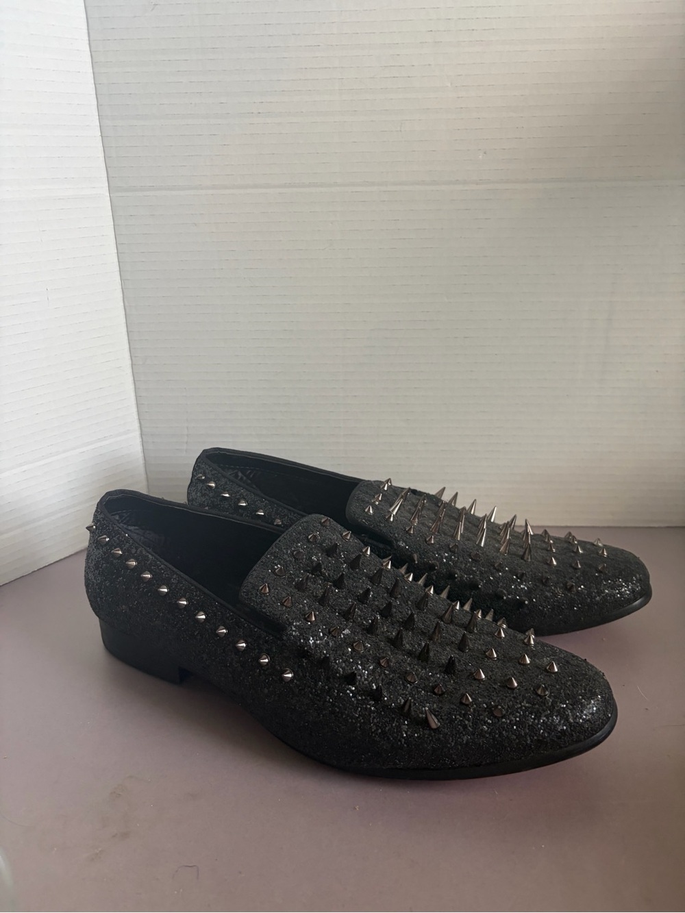 Studded Spike Moretti Black Label Men's Loafer